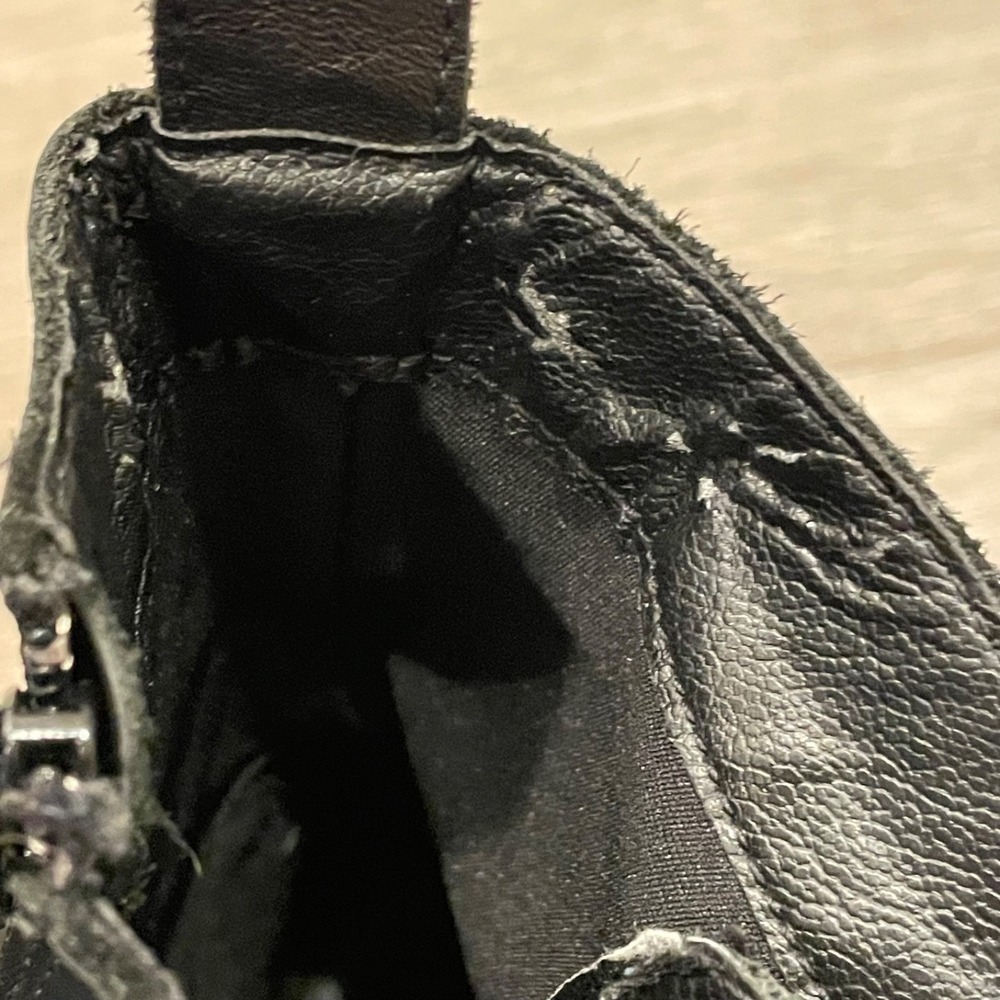 Steve Madden Tornado Womens Black Leather Boots Whimsigoth Grunge Combat 10M - Picture 5 of 11